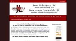 Desktop Screenshot of jameslittleagency.com